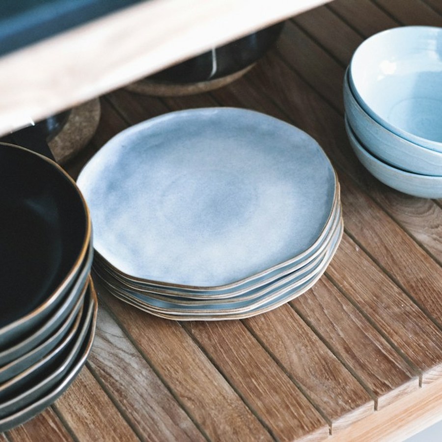 Hand-Pinched Organic Ceramic Bowl