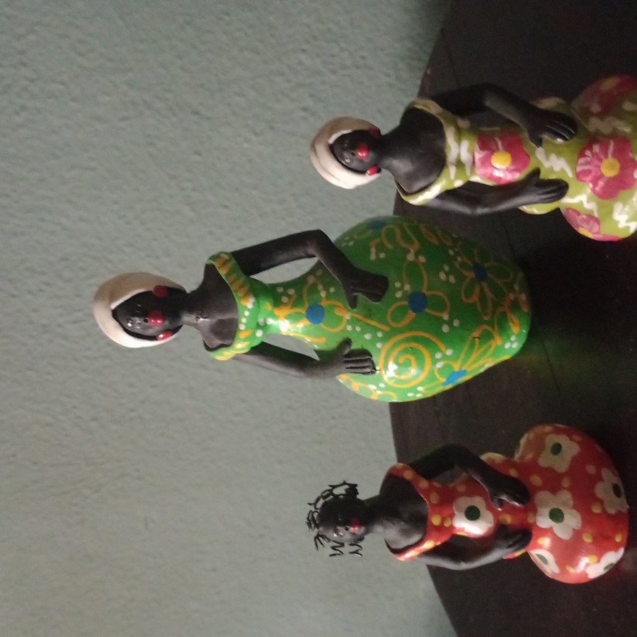 Sculptural Clay Figurine ornament